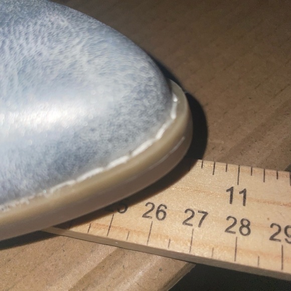 Size 10 Silver Block Heel Zip Pointed Toe Casual Ankle Boots Universal Thread - Picture 11 of 11